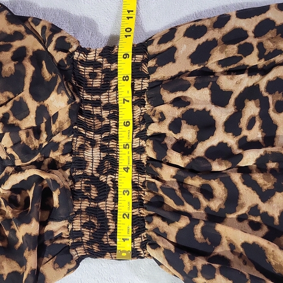 High-Low Animal Print Ruffled Dress 🐆 - Picture 8 of 11